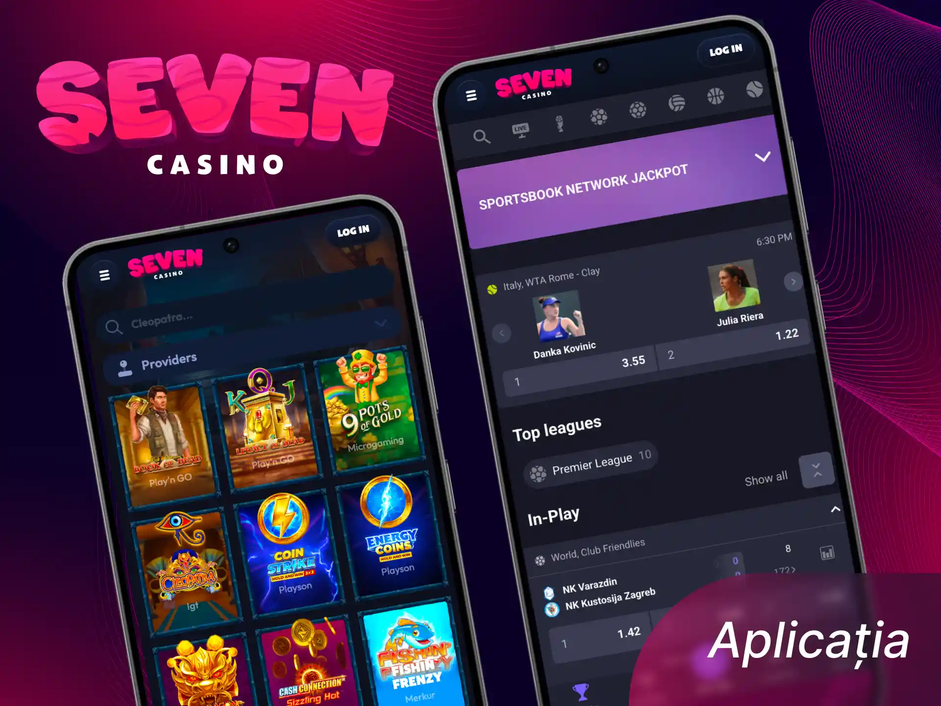 Descarcă aplicația oficială mobilă Seven Casino pentru pariuri și jocuri de cazino oriunde.